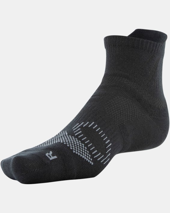Unisex UA RUSH™ Quarter Socks, Black, pdpMainDesktop image number 2